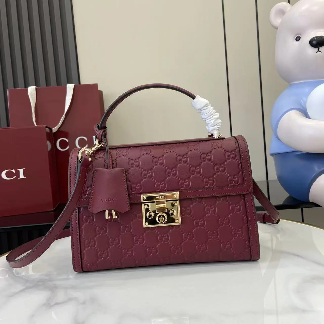 1-1486 UbestLuxury Gucci Gucci Padlock Handbag 26cm main product photo SKU GU25448