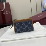 UbestLuxury Gucci GG Emblem Card Case 13cm main product photo SKU GU25468