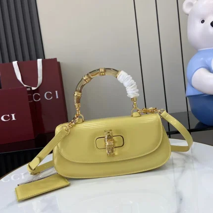 UbestLuxury Gucci Gucci Bamboo Diva Small Top Handle Bag 26.6cm main product photo SKU GU25486