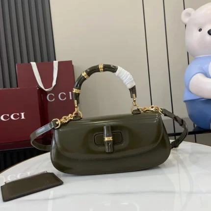 UbestLuxury Gucci Small Tote Bag with Bamboo Detail main product photo SKU GU25490