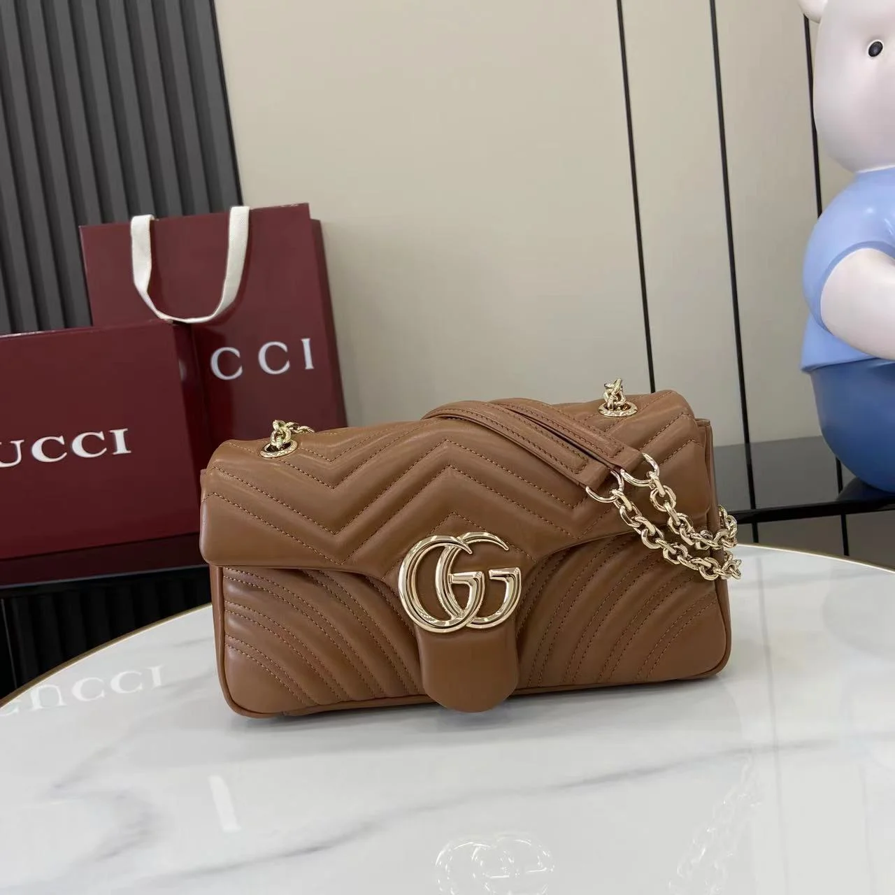 1-1646 UbestLuxury Gucci GG Marmont Handbag 26cm main product photo SKU GU25536
