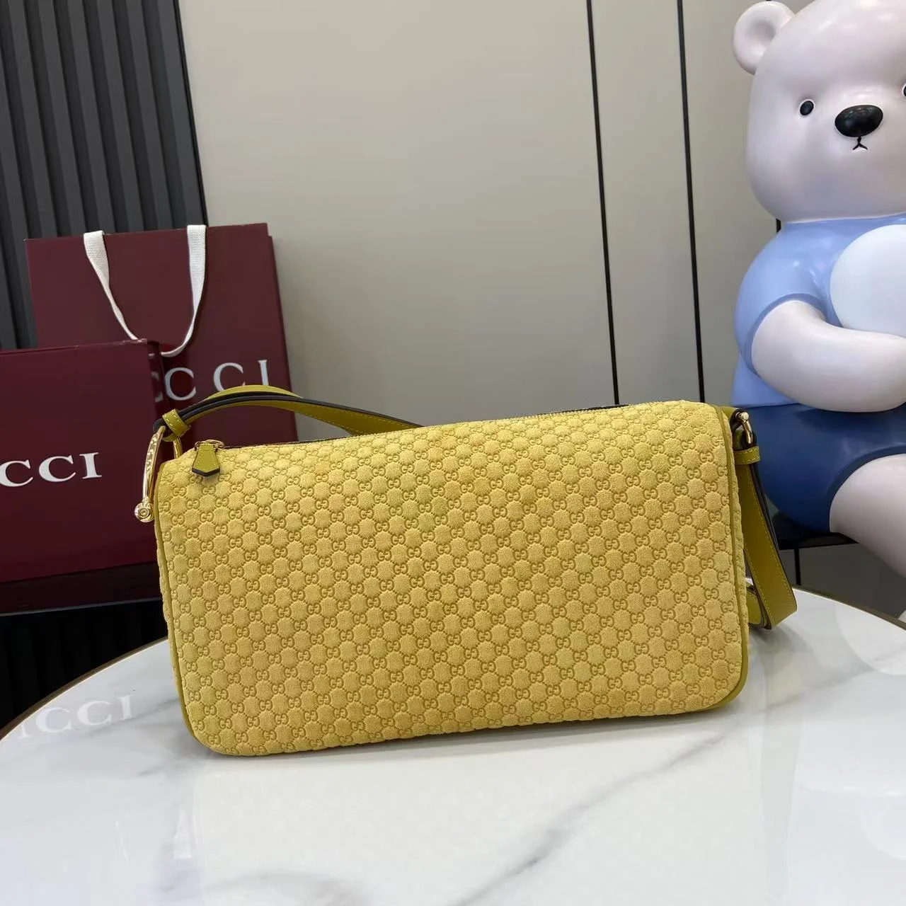 1-1738 UbestLuxury Gucci Half Horsebit Handbag 31.5cm main product photo SKU GU25576