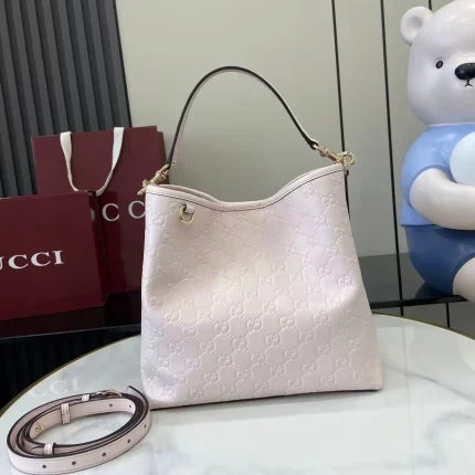 UbestLuxury Gucci GG Emblem Bucket Bag 25cm main product photo SKU GU25642