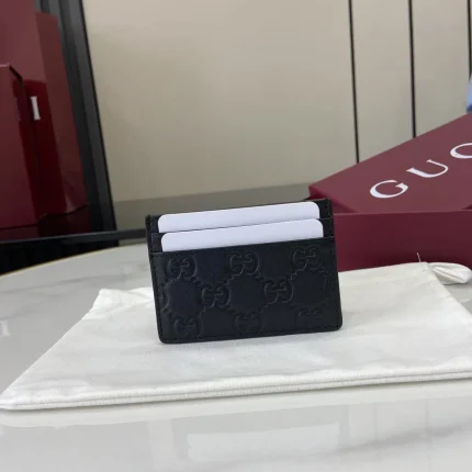 UbestLuxury Gucci GG Emblem Card Case main product photo SKU GU25655