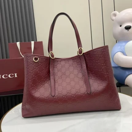 UbestLuxury Gucci GG Emblem Tote Bag 38cm main product photo SKU GU25697