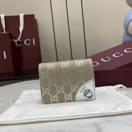 UbestLuxury Gucci GG Emblem Wallet 11cm main product photo SKU GU25700