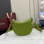 UbestLuxury Gucci Gucci Body Double Lock Handbag 23cm Olive Green main product photo SKU GU25727
