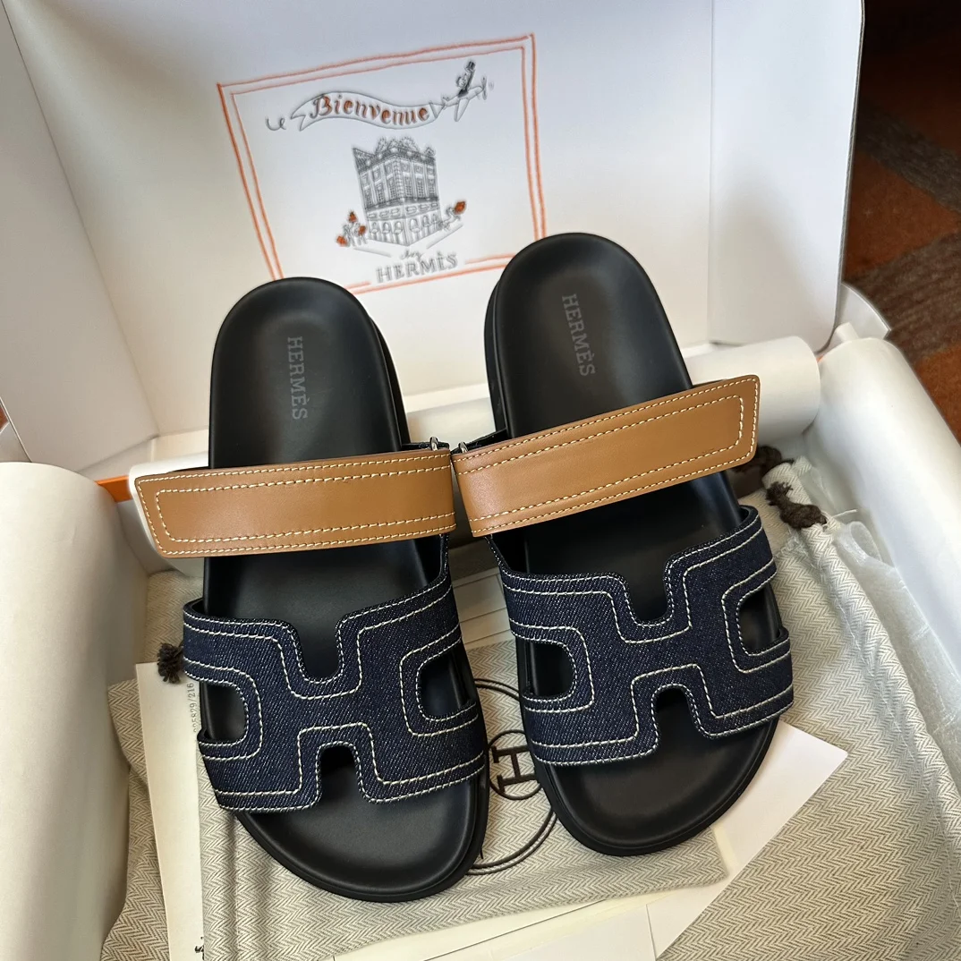 1-3134 UbestLuxury Hermes H Chypre Sandals main product photo SKU PP-0353