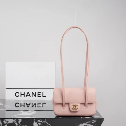 UbestLuxury Chanel Chanel Mini Preppy Coco Handbag 17cm Pink main product photo SKU CH30796