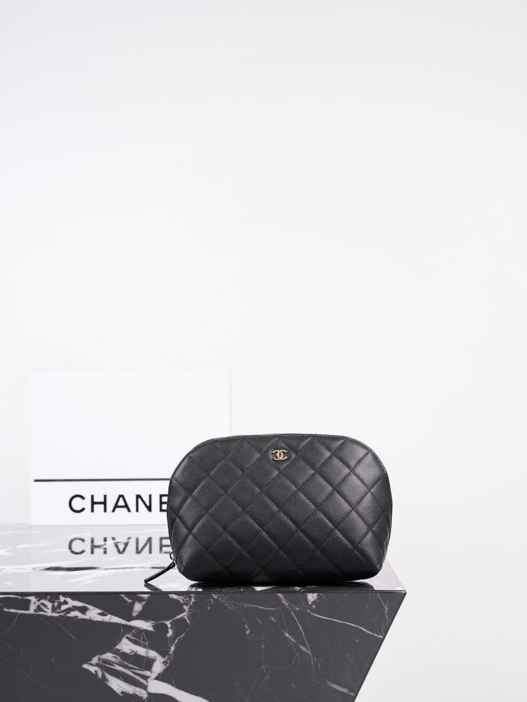 1-346 UbestLuxury Chanel Chanel CHANE Makeup Bag Shell Bag 31102-4.0 19cm main product photo SKU CH30813