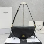 CELINE HALFMOON Bag Lambskin Leather Small