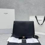 CELINE Soft Triomphe Besace Shoulder Bag