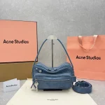 Acne Studios Camera Bag Small Frosted Blue