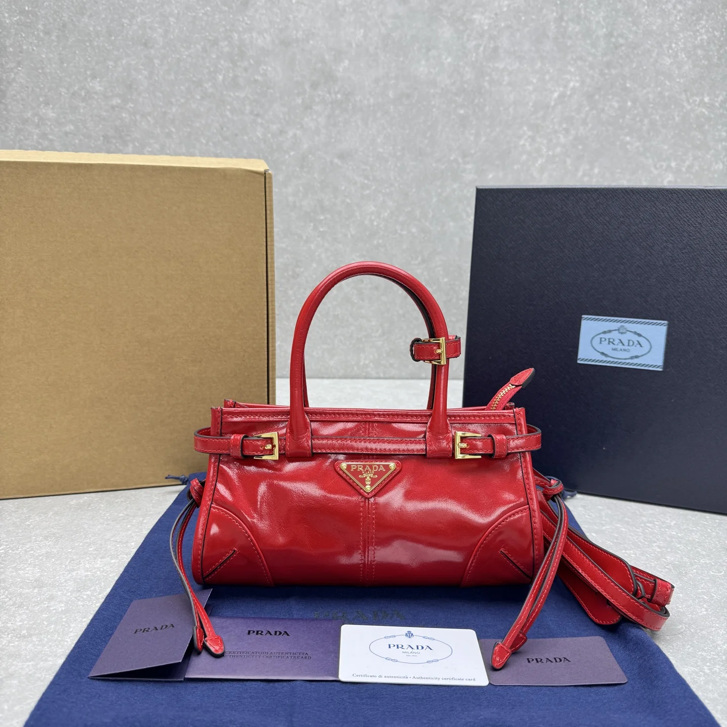 1-3629 Prada Softlux Mini Shoulder Bag - Image 1