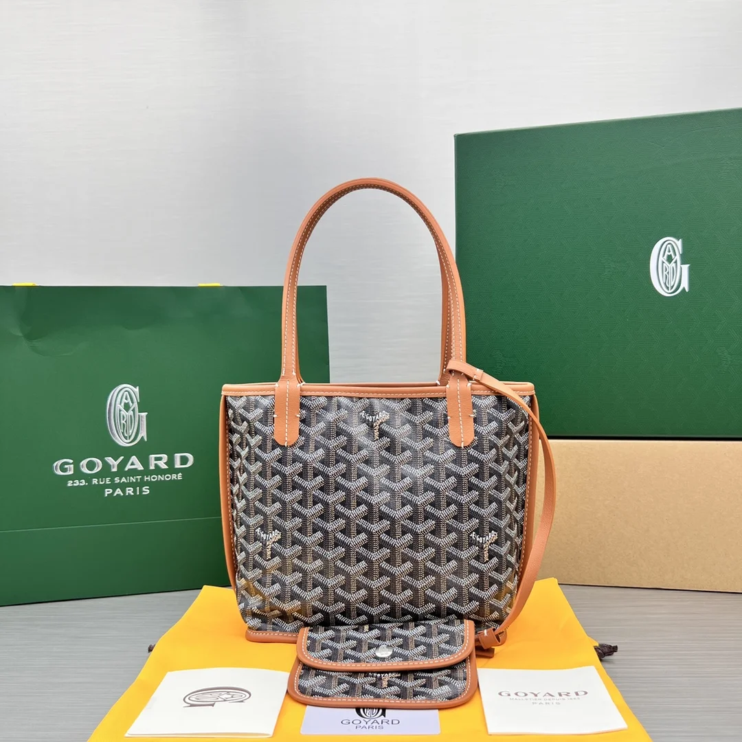 1-3657 Goyard Double-Sided Mini Tote Bag - Image 1