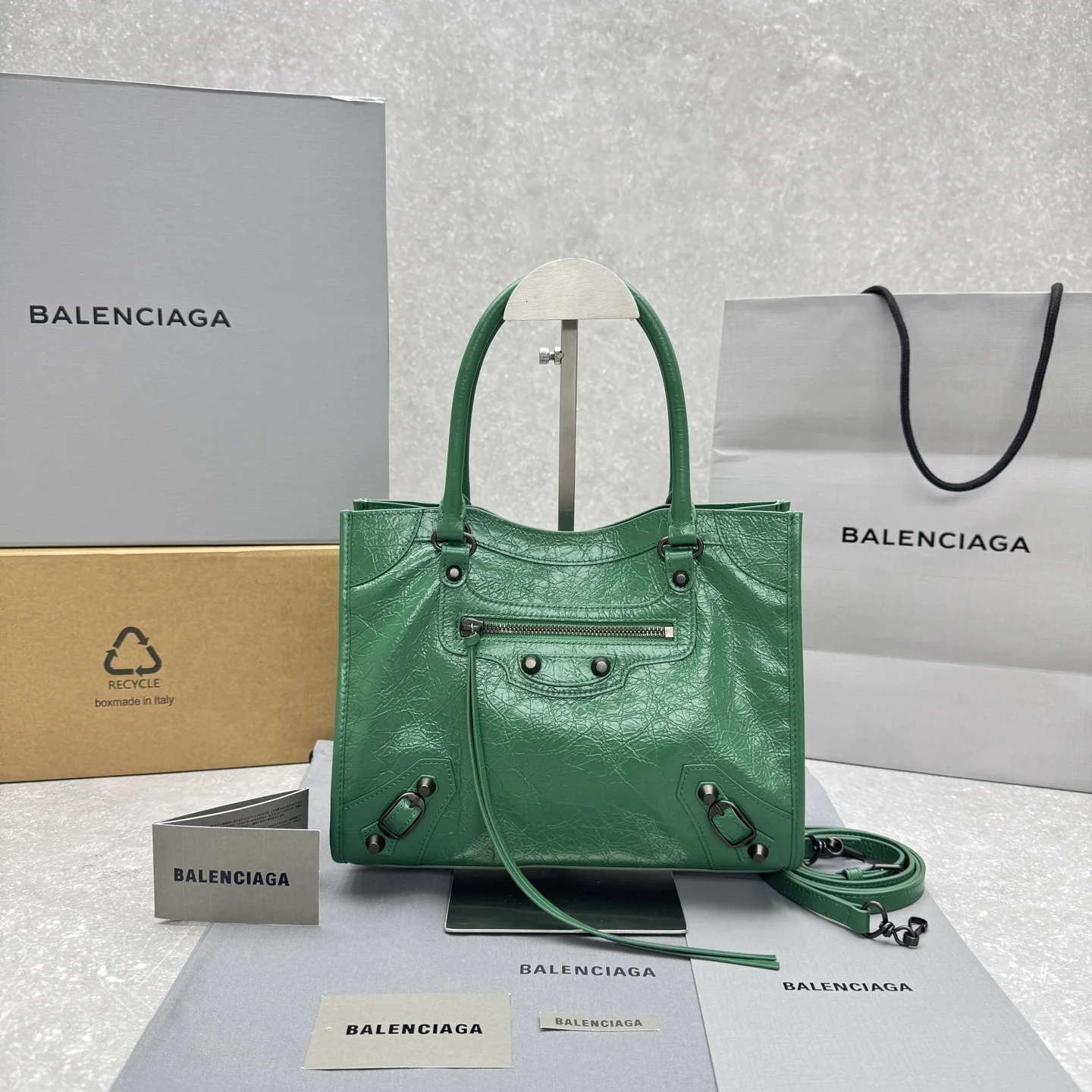 1-3751 Balenciaga Le City Tote Bag - Image 1