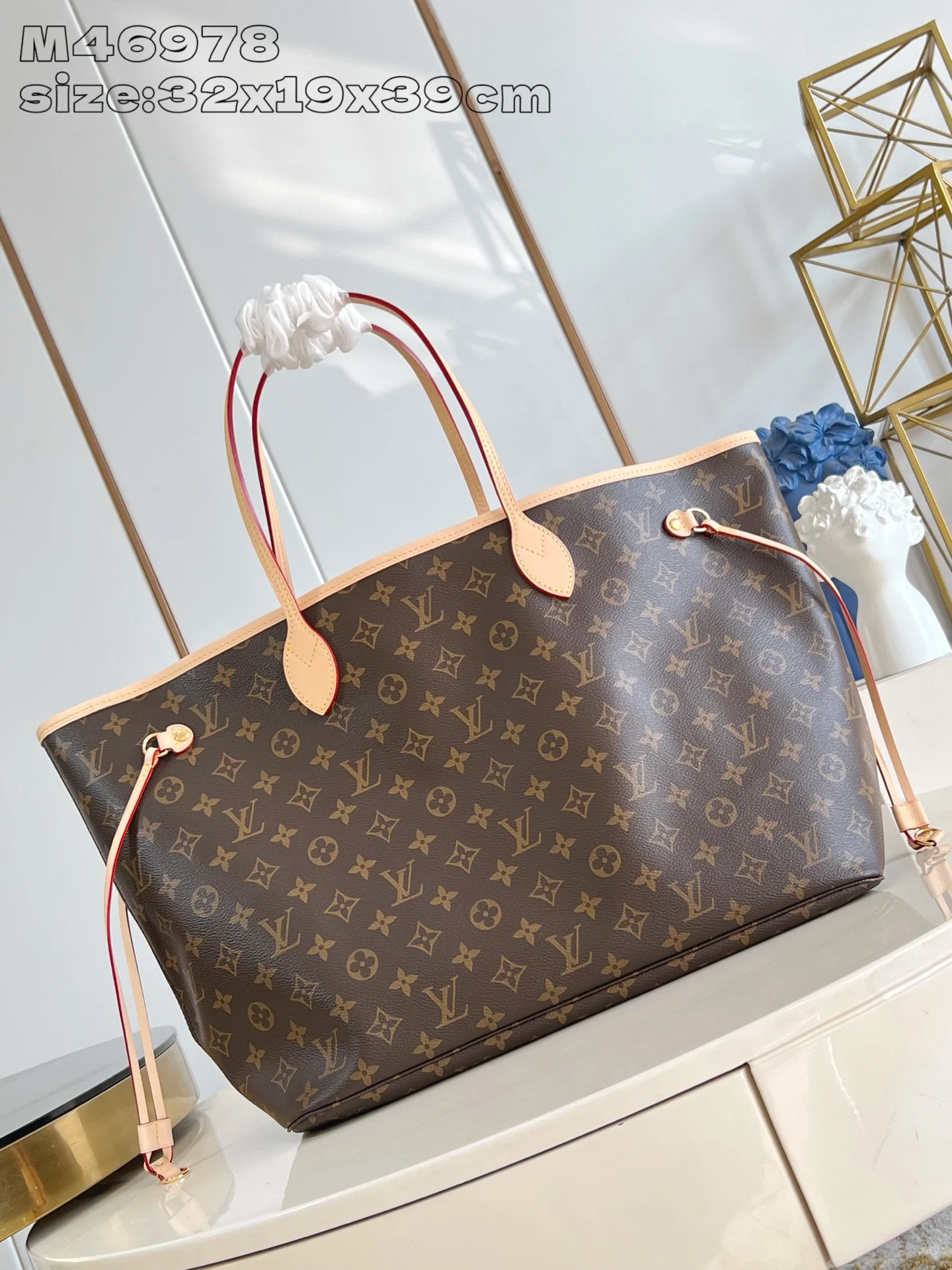 1-3837 Louis Vuitton Neverfull GM Tote Bag 39cm - Image 1