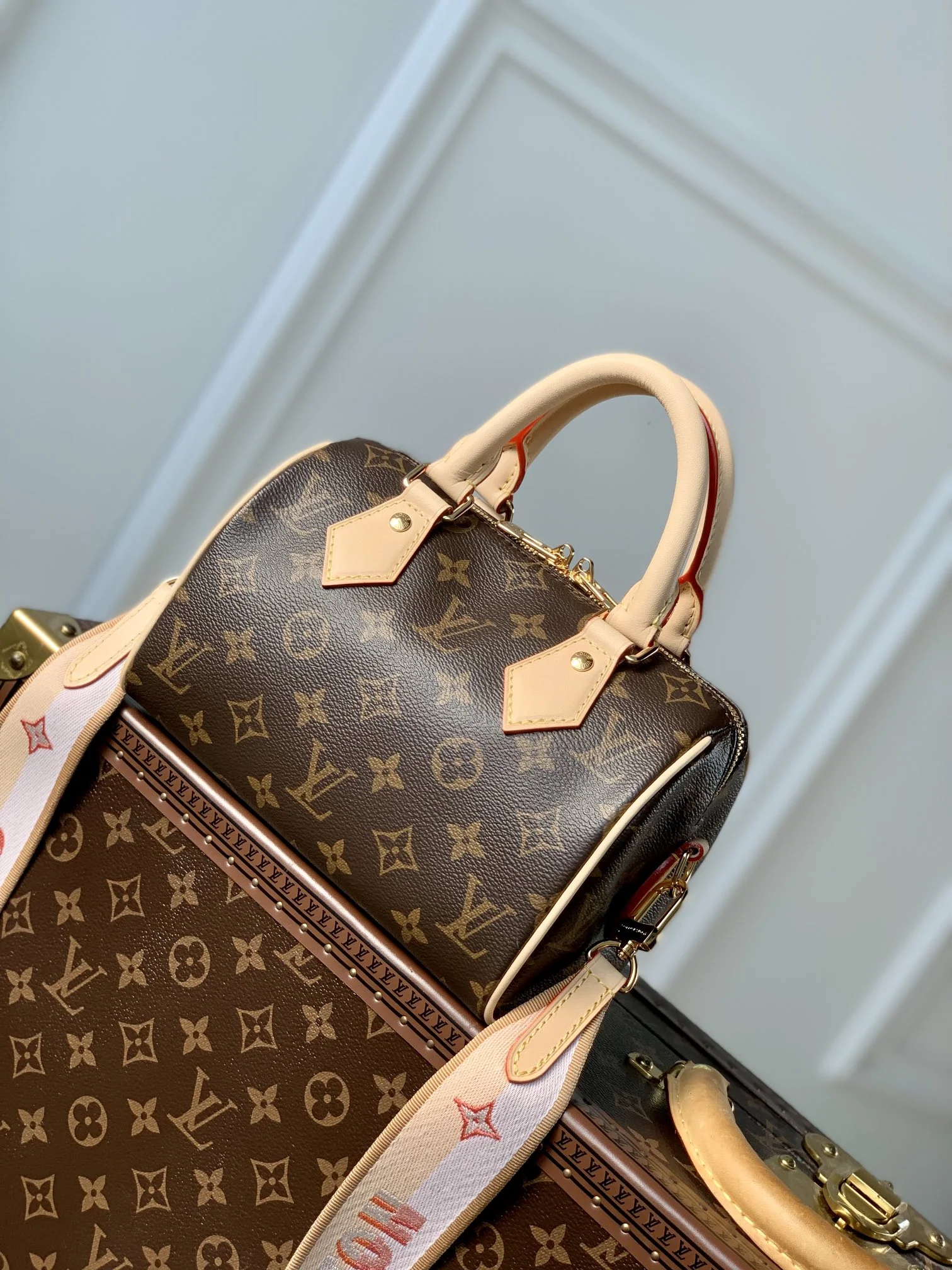 1-3859 Louis Vuitton Backpack 20.5cm - Image 1