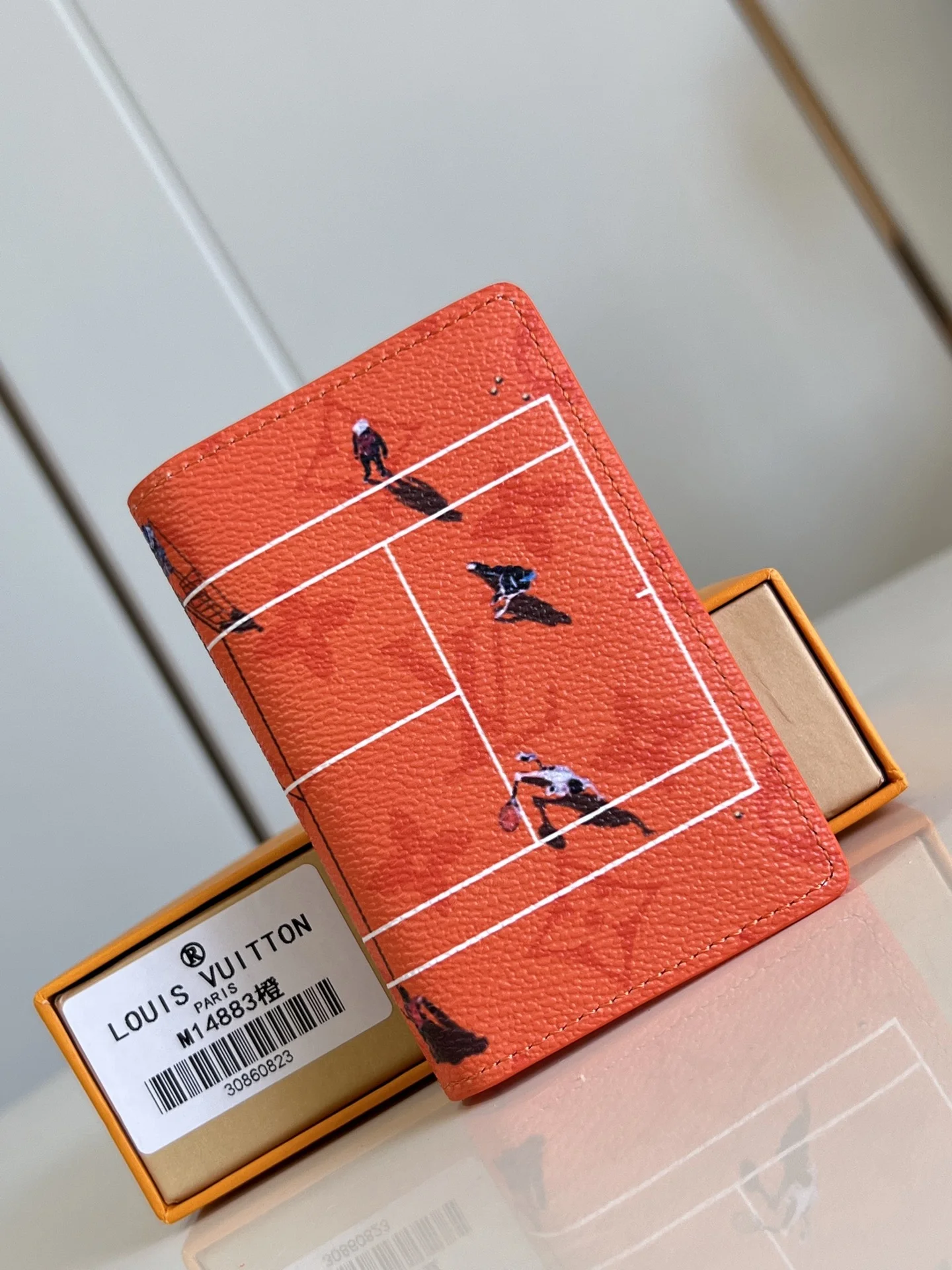 1-3968 M14883 Orange Pocket Wallet 11.1cm - Image 1