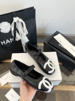 Chanel Mary Jane Shoes with Socks