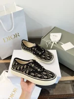 Dior Saltwind Oblique Embroidered Thick Sole Sneakers