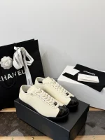 CHANEL 2026 Patent Leather Black and White Panda Trainer/Sneaker