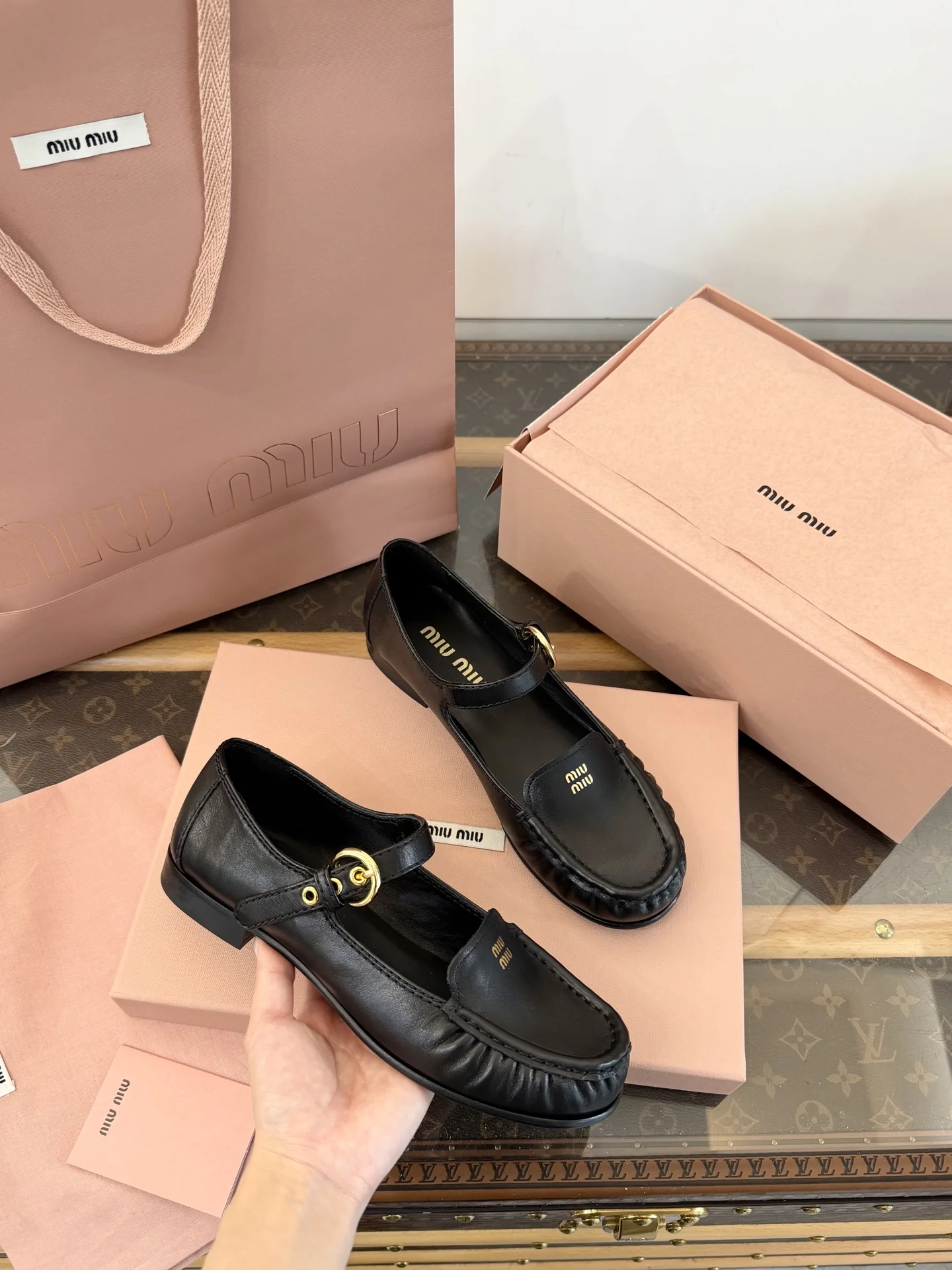 1-4226 Miu Miu Loafers - Image 1