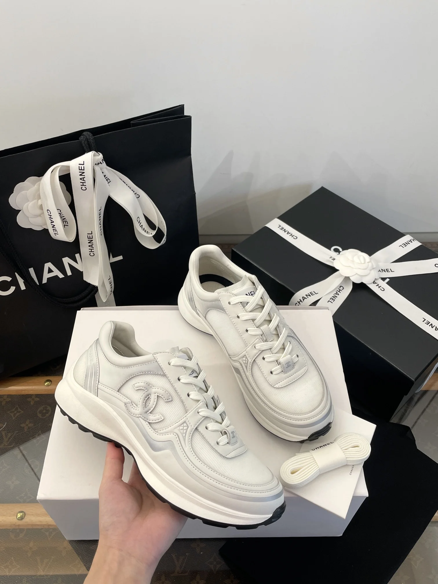 1-4255 Chanel Sneakers - Image 1