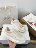 Alexander McQueen Classic Thick Sole White Sneakers