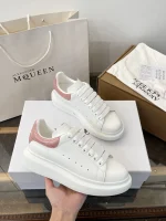 Alexander McQueen Classic Thick Sole White Sneakers