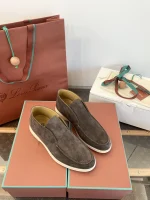 Loro Piana Open Walk Men's High-Top Loafers