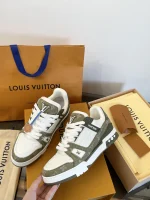 Trainer 2025 Mint Green Denim Sneakers