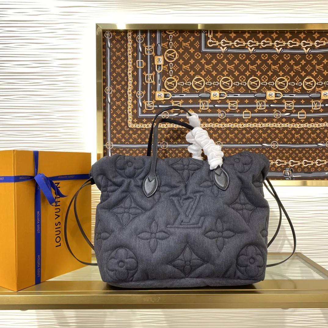 1-4455 Louis Vuitton Neverfull Inside Out MM 56cm - Image 1