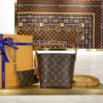 Louis Vuitton ALL IN BB Bucket Bag Handbag Shoulder Bag 18cm