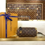 Louis Vuitton SLIM SIDE TRUNK Handbag 23cm