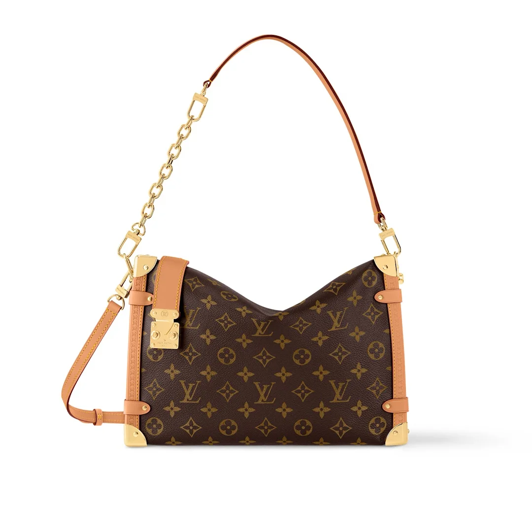 1-4489 Louis Vuitton SIDE TRUNK Large Handbag Case 30cm - Image 1