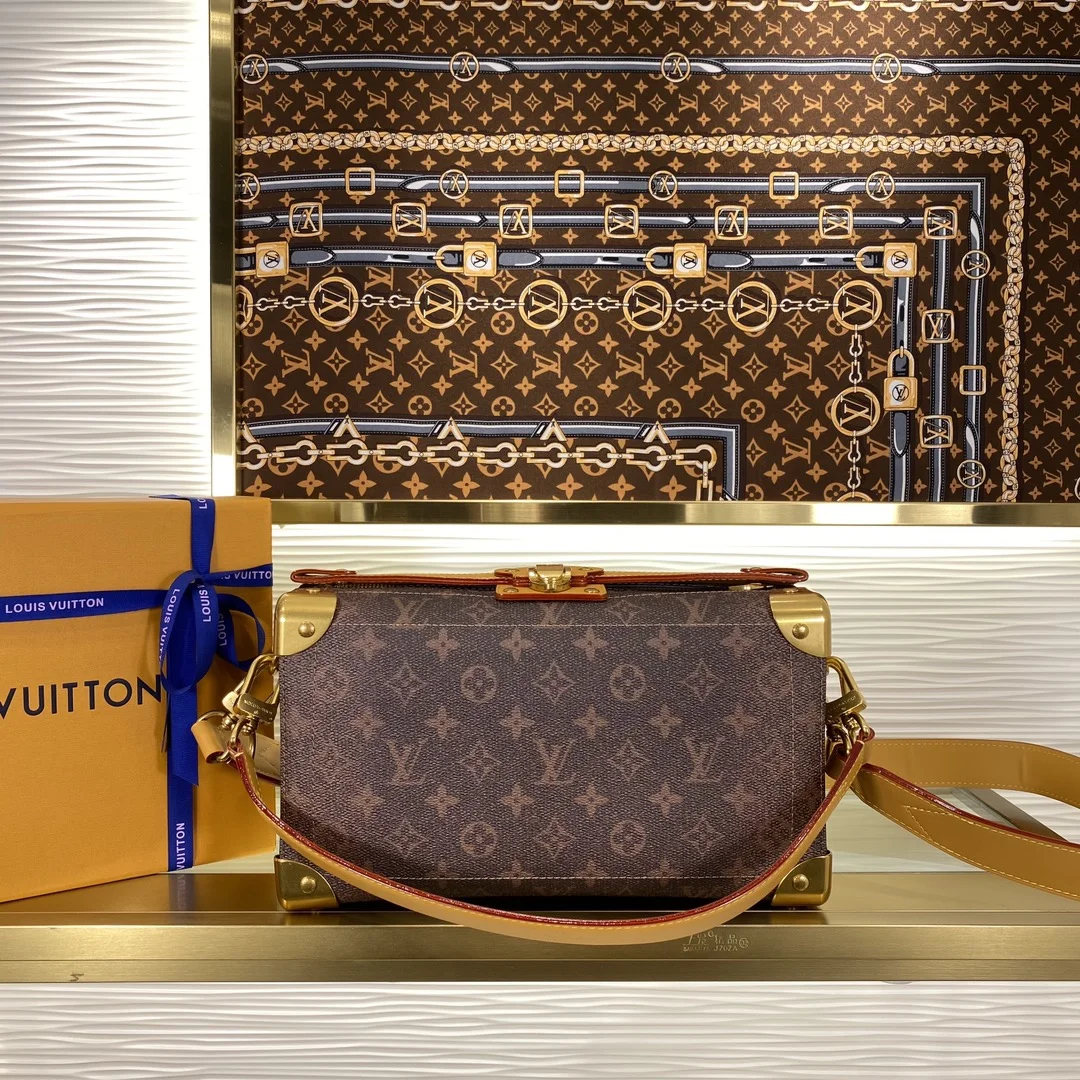 1-4588 Louis Vuitton SOUL TRUNK EAST WEST Shoulder Bag 29cm - Image 1