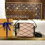 Louis Vuitton SIDE TRUNK Medium Handbag Case 21cm