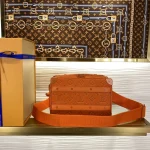 Louis Vuitton HANDLE SOFT TRUNK Handbag Case 21.5cm