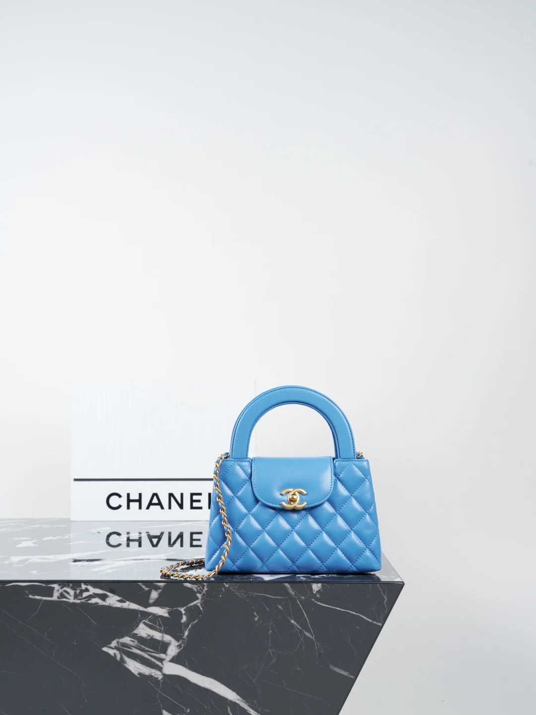 1-545 UbestLuxury Chanel Chanel Kelly Handbag 19cm Blue main product photo SKU CH30922
