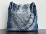 UbestLuxury Chanel CHANEL Denim 22 Bag Shopping Tote 37cm main product photo SKU CH30944