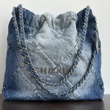 UbestLuxury Chanel CHANEL Denim 22 Bag Shopping Tote 37cm main product photo SKU CH30944