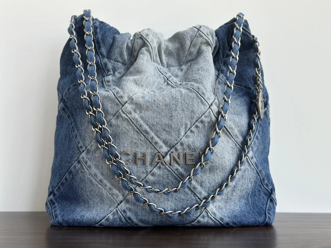 1-583 UbestLuxury Chanel CHANEL Denim 22 Bag Shopping Tote 37cm main product photo SKU CH30944