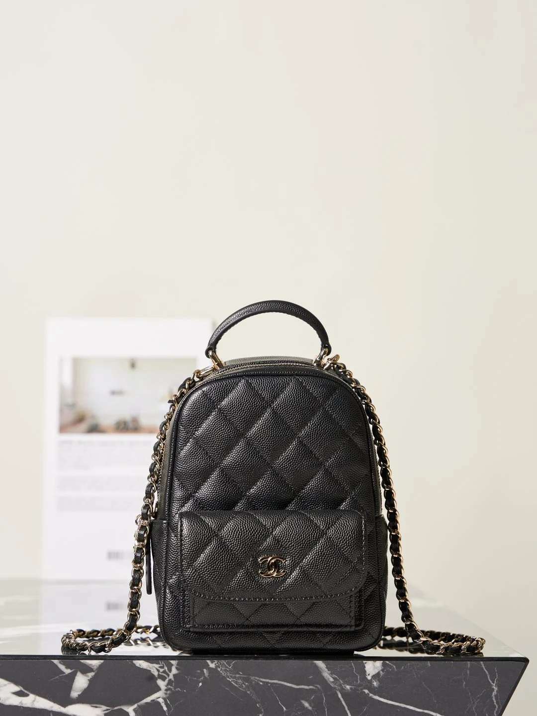 1-648 UbestLuxury Chanel Mini Backpack 18cm main product photo SKU CH30983