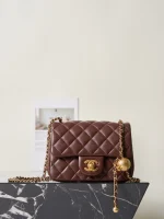 UbestLuxury Chanel Chane1 Gold Ball Flap Bag 18cm main product photo SKU CH30994