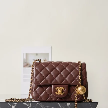 UbestLuxury Chanel Chane1 Gold Ball Flap Bag 18cm main product photo SKU CH30994