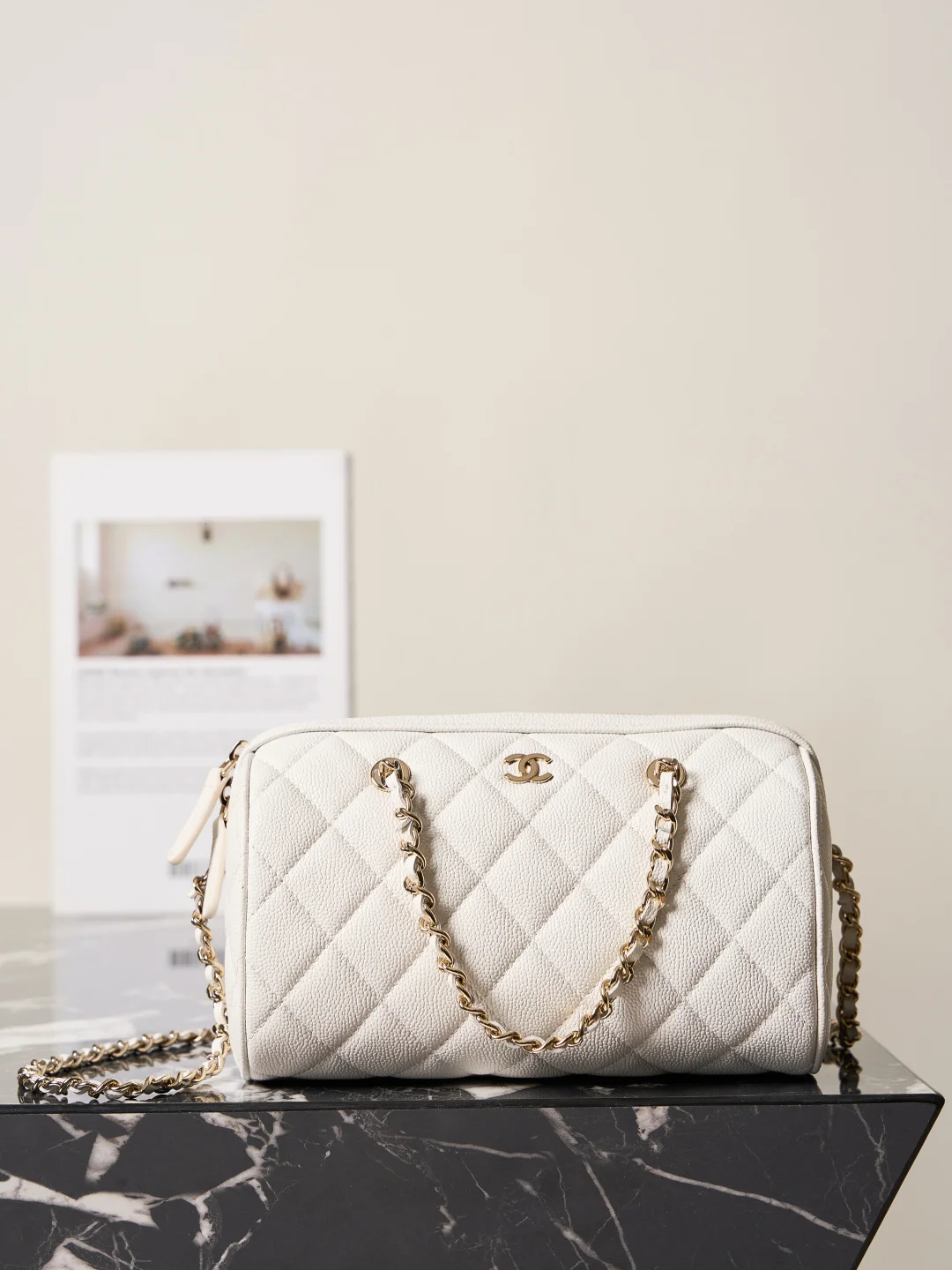 1-698 UbestLuxury Chanel Chanel Mini Bowling Bag 18.5cm main product photo SKU CH31023
