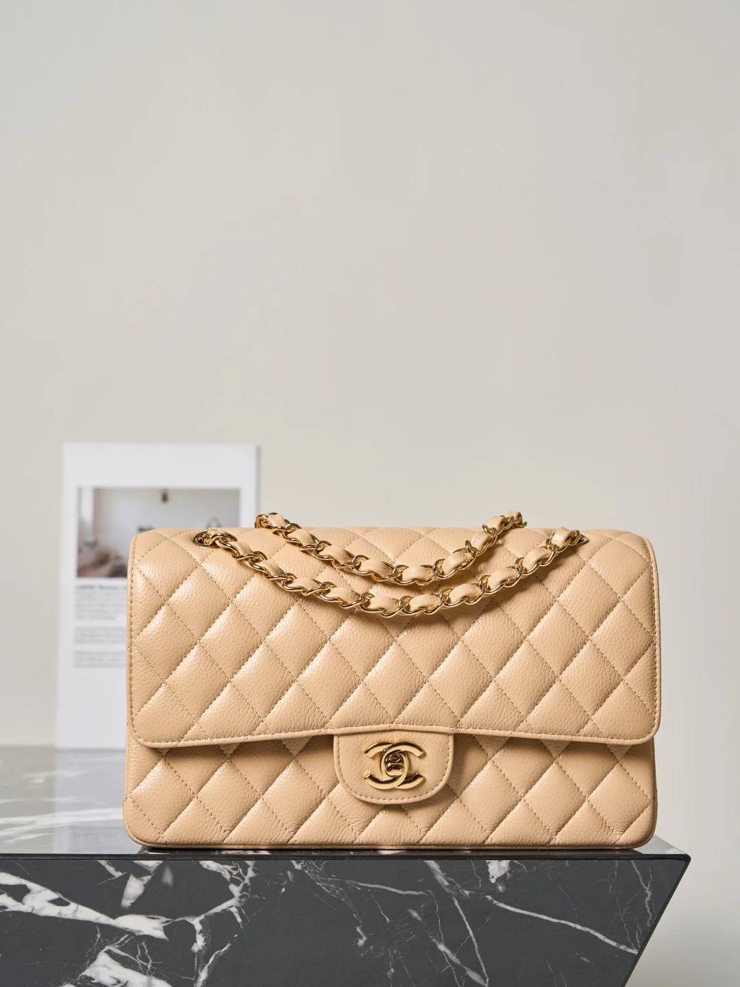 1-733 UbestLuxury Chanel Classic Flap Medium Handbag 25.5cm main product photo SKU CH31054