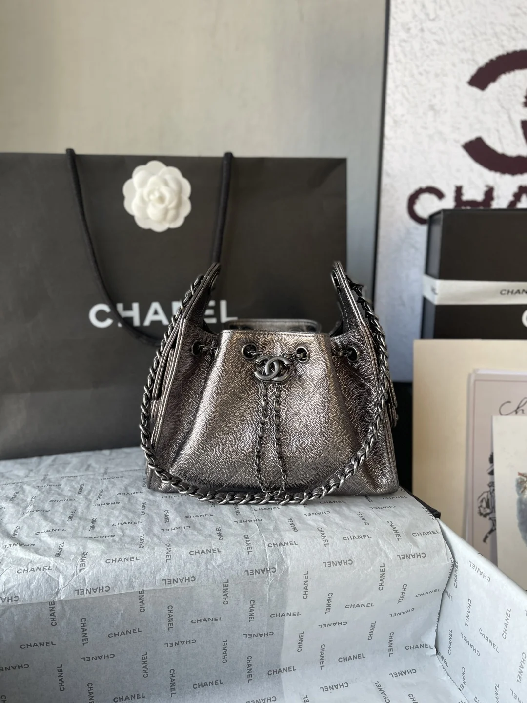 1-801 UbestLuxury Chanel Chanel Bucket Bag 22cm main product photo SKU CH31094
