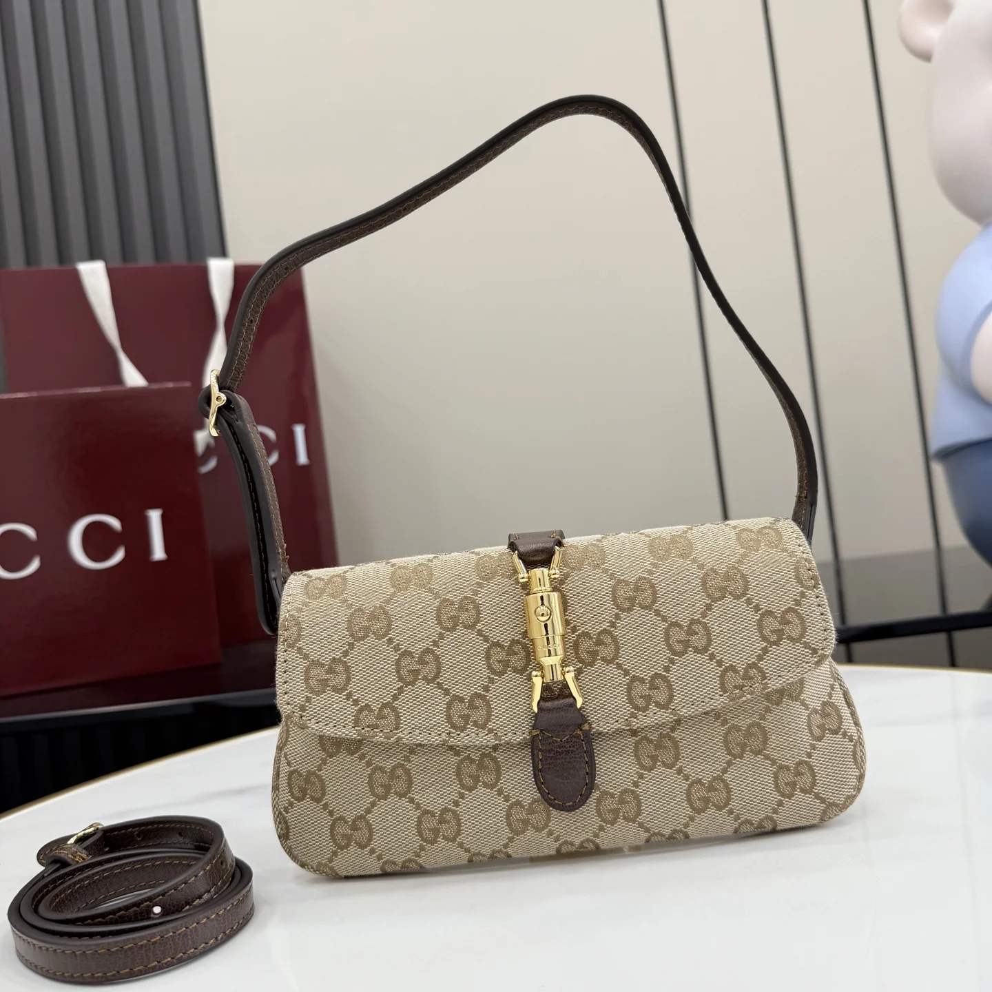 1-888 UbestLuxury Gucci Jackie 1961 Shoulder Bag 21.5cm main product photo SKU GU25043